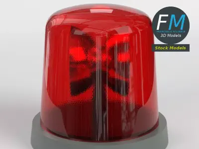 Rotating Beacon Light 2 3D model