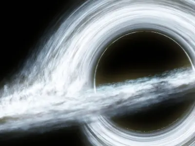 Black Hole - realistic Low-poly 3D model