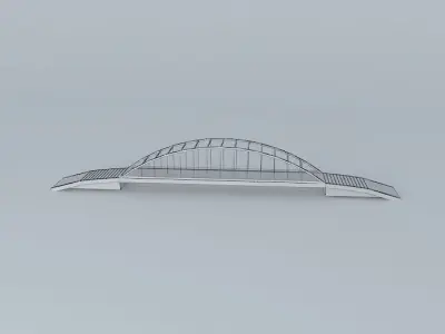 Ilan five simple knot Lize Bridge Lizejian Bridge, Yilan, Taiwan Free 3D model
