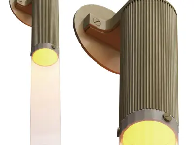 Flume Wall Light 3D model