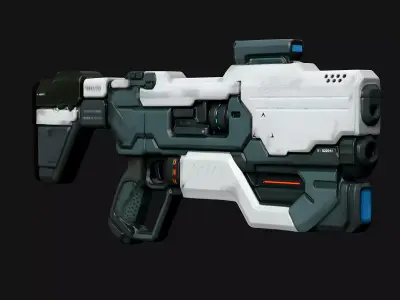 Gun Sci Fi  N022018 3D model