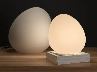 Dolmen Lamps 3D model