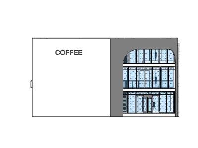 COFFEE SHOP 3D model 26