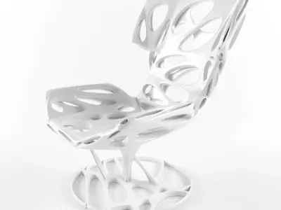 Futuristic Sci-Fi Chair Armchair for Modern Scenes Living Room 3D model