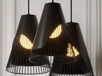 CONIC SECTION HYPERBOLA PENDANT By Castor Design 3D model