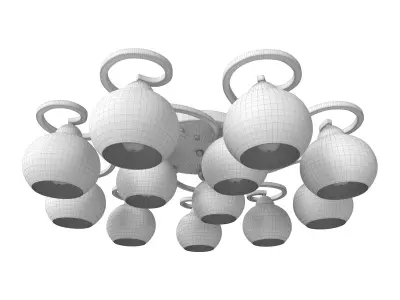Ceiling chandelier A6058PL-12CC 3D model