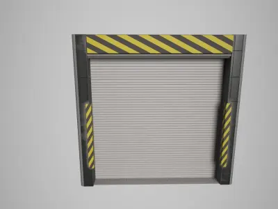 Gateframe Low-poly 3D model