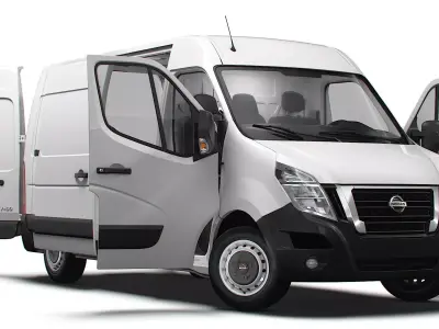 Nissan NV400 Van L1H2 HQ Interior 2021 3D model