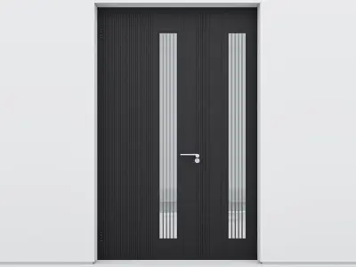 Aluminium door 103 3D model