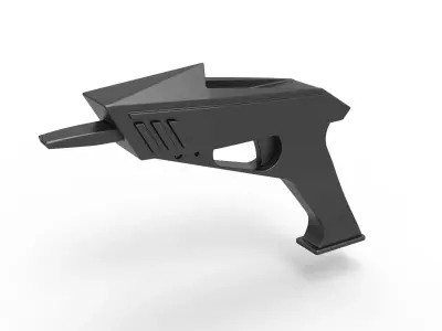 Alien Vaporizer pistol from The Invaders 1967 TV series 3D model