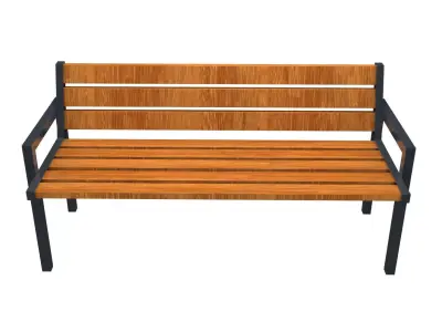 Street Chair-1 3D model