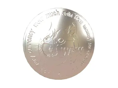 Doge Coin v6 003 Low-poly 3D model