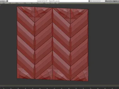 Wall Panel Decoration 3d model Low-poly 3D model