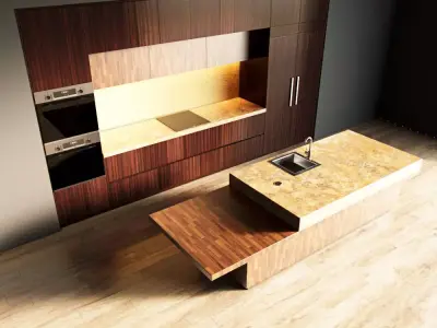 37-Kitchen1 texture 4 3D model