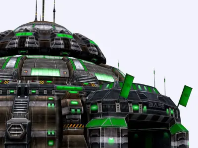 3DRT - Armory  Low-poly 3D model