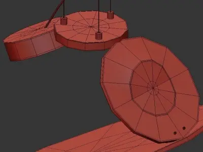 Cut Suspension 3D model