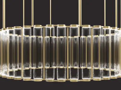 Chandelier - Viabizzuno Coppibartali Low-poly 3D model