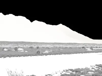 Field road production 3D model