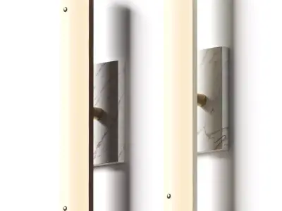 Roll and Hill - Counterweight Rectangle Sconce 3D model