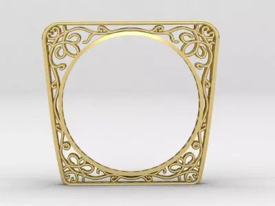 Fusion ring 08 3D print model