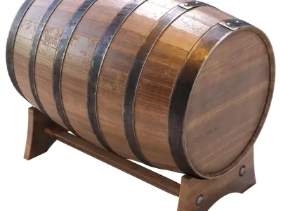 Whiskey Barrels 3D model