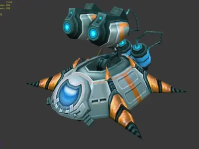 Machinery - Battery 02 3D model