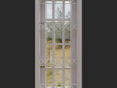 Vintage Window 3D model