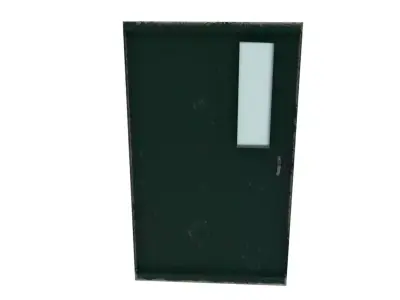 Metal door  Free low-poly 3D model