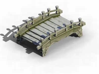 River Yang City - Bridge -05 3D model