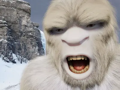 Custom Metahuman Yeti Low-poly 3D model