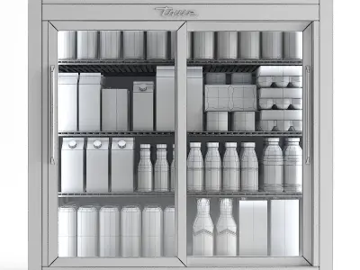 True  Countertop Refrigerator 3D model