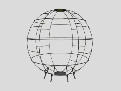 Old Globe Climber Low-poly 3D model
