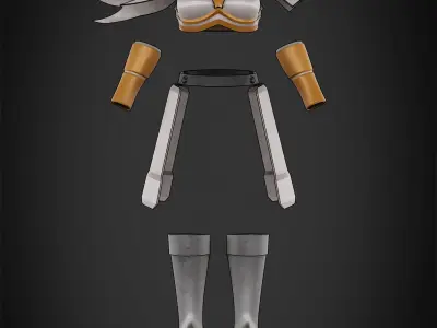 Konosuba Darkness Adamantite Armor for Cosplay 3D print model