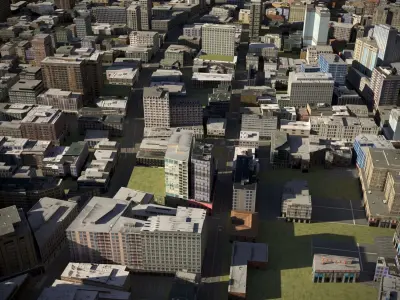 City 37 Low-poly 3D model