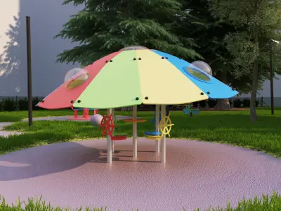 Playground equipment 3D model