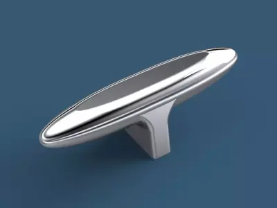 Door handle 3D print model