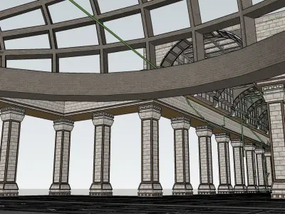 Ancient Pegasus Temples 3D model