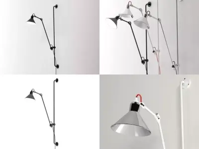 N214 wall lamp 3D model