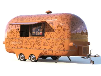 Food truck ENK-6 3D model