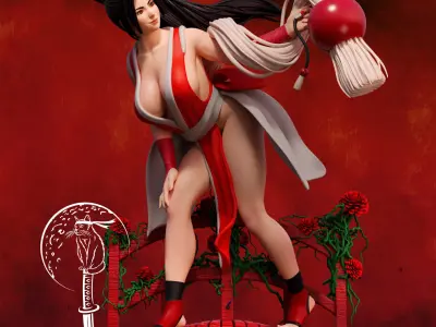 Mai Shiranui Street Fighter SFW and NSFW  Ready For 3D Printing 3D print model