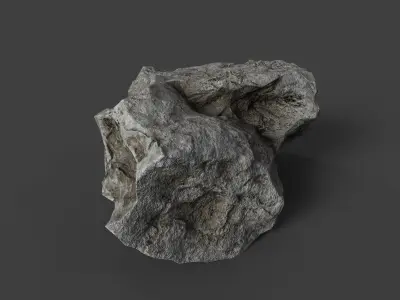 Rock 6-2 Low-poly 3D model