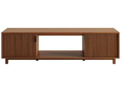 Solin Fluted Door Media Stand 3D model