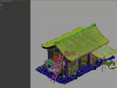 house old house 3D model buy