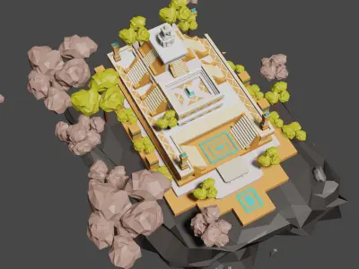3d model of temple 3D model