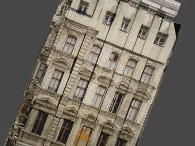 Building Free low-poly 3D model