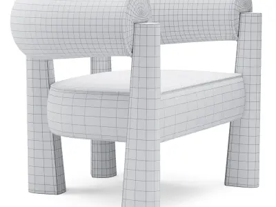 Achille Armchair 3D model