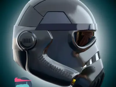 Shadow Trooper Helmet from the Jedi Knight II Outcast 3D print model