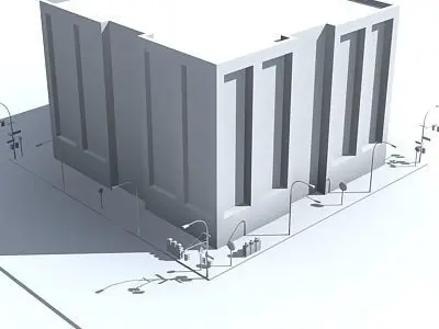 Low Poly Block 11 Low-poly 3D model