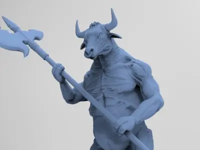 Diablo2 Secret Cow 3D print model