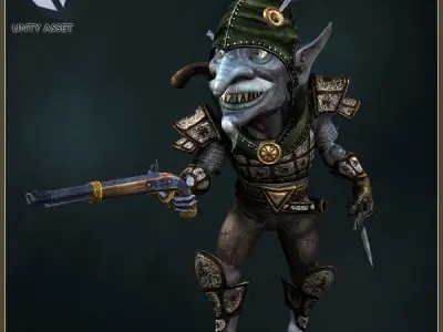 Goblins Army Light Version Low-poly 3D model